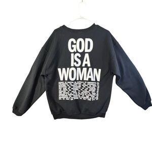Large oversized fit Ariana Grande World Tour Sweatshirt God Is A Woman